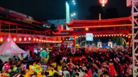Suasana pemgunjung saat acara Cap Go Meh 2023 di kawasan Lawang Suryakencana Kota Bogor. (Dok. Capgomehbogor.com)