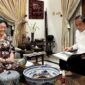 Ketua Umum PDI Perjuangan Megawati Soekarnoputri bertemu dengan Presiden Jokowi. (Instagram.com/@ibumegawatii) 
