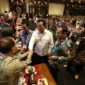 Capres Koalisi Indonesia Maju (KIM) Prabowo Subianto menghadiri Seminar Nasional Kebangsaan Bersama 1000 Guru, Rektor & Cendekiawan di Jakarta. (Dok. Tim Media Prabowo)

