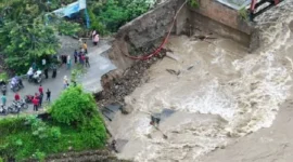 Banjir bandang terjadi di Kabupaten Aceh Tenggara. (Dok. BPBD Aceh Tenggara)