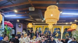 Foto: Pertemuan Zelda Wulan Kartika, KUAI KBRI Seoul Korsel dengan Wakil Ketua Badan Nasional Sertifikasi Profesi (BNSP), Ulfah Masfufah, bersama Muhammad Nur Hayid dan Adi Mahfudz Wuhadji di Seoul (29/12/23). (Doc.BNSP)