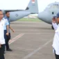 Presiden Joko Widodo didampingi Menteri Pertahanan Prabowo Subianto. (Instagram.com/@prabowo)