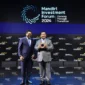 Menteri Pertahanan RI Prabowo Subianto saat menjadi keynote speaker pada acara Mandiri Investment Forum 2024 di Fairmont Hotel Jakarta. (Dok. Tim Media Prabowo)

