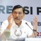 Menko Marves Tanggapi Pertanyaan Wartawan Seputar Reshuffe Kabinet, Luhut:  Saya Jawab yang Bisa
