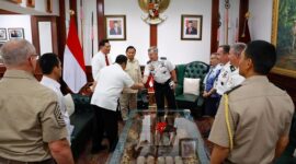 Prabowo Subianto Terima Kunjungan Komandan Koopsus AS Jenderal Bryan P. Fenton, Bahas Perkuatan Kemitraan