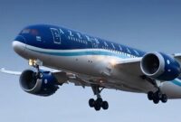 Pesawat Azerbaijan Airlines. (Insstagram.com @azerbaijanairlines)