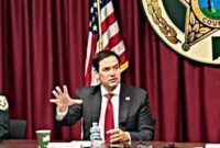 Calon Menteri Luar Negeri Amerika Serikat (AS) Marco Rubio. (Instagram.com/marcorubio)