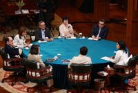 Presiden Prabowo mengundang 7 jurnalis kawakan untuk berbincang on the record di perpustakaan pribadinya. Instagram.com @Prabowo)