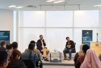 Arsjad Rasjid serukan reformasi ekonomi lewat strategi 3G dalam forum Meet The Leaders Universitas Paramadina. (Dok. Universitas Paramadina)