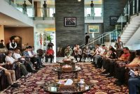 Sekum PSMTI Peng Suyoto menghadiri Forum Bersama Indonesia Tionghoa di JIExpo, Jakarta, menegaskan kontribusi sosial dan budaya Tionghoa. (Dok. PSMTI )


