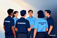 Kolaborasi PR Newswire–PSPI menjadi langkah strategis dalam meningkatkan penyebaran informasi korporasi. (Dok. Kreasi Cici AI)