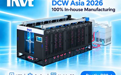 INVT Hadirkan Solusi Kelistrikan dan Liquid Cooling untuk Modernisasi Pusat Data di Ajang Data Centre World Asia 2026